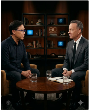 Dr. William Lee and Tom Hanks — 60 Minutes